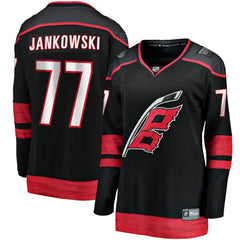 Mark Jankowski Carolina Hurricanes Fanatics Women's Home Breakaway Player Jersey - Black - NHL 203000009