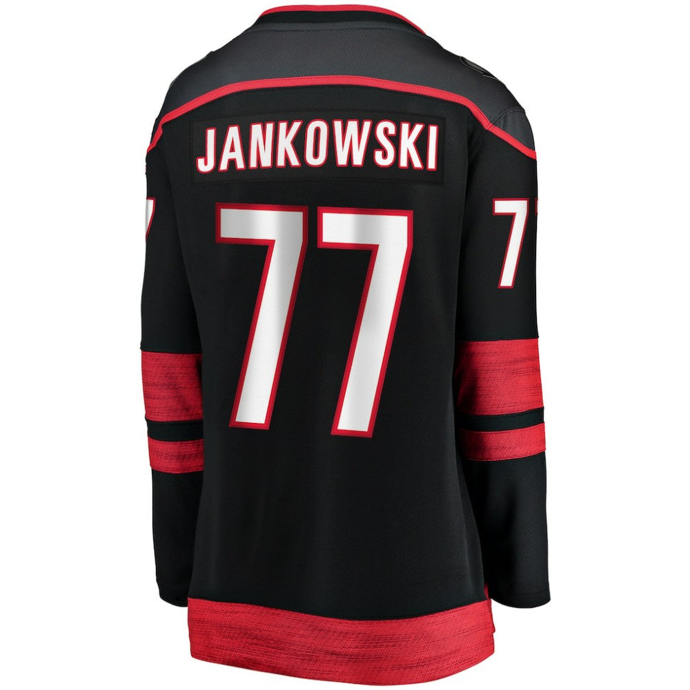 Mark Jankowski Carolina Hurricanes Fanatics Women's Home Breakaway Player Jersey - Black - NHL 203000009