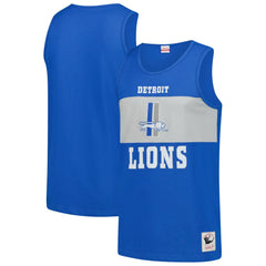 Mitchell & Ness Detroit Lions Retro Colorblock Tank Top Blue