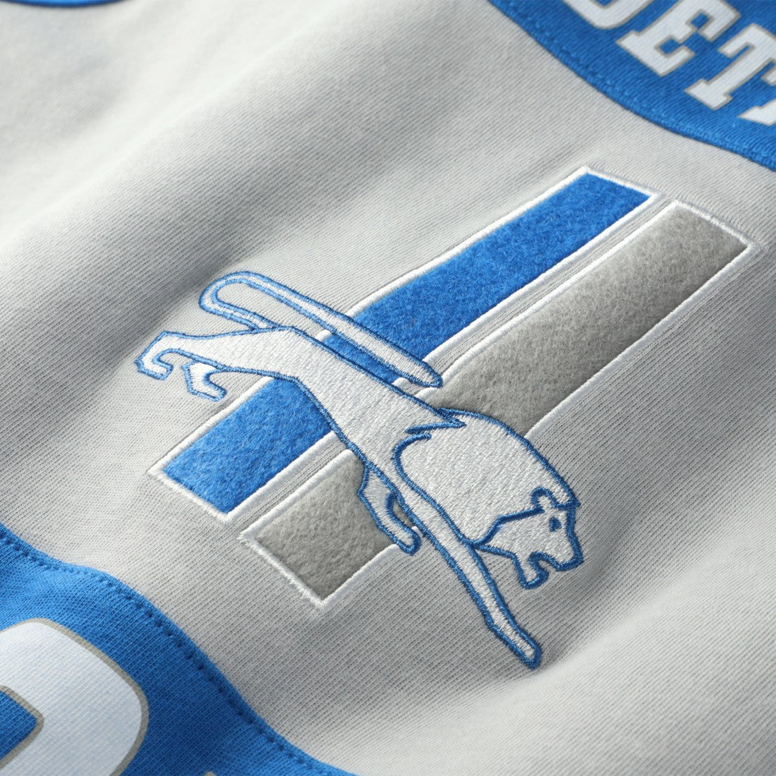Mitchell & Ness Detroit Lions Retro Colorblock Tank Top Blue