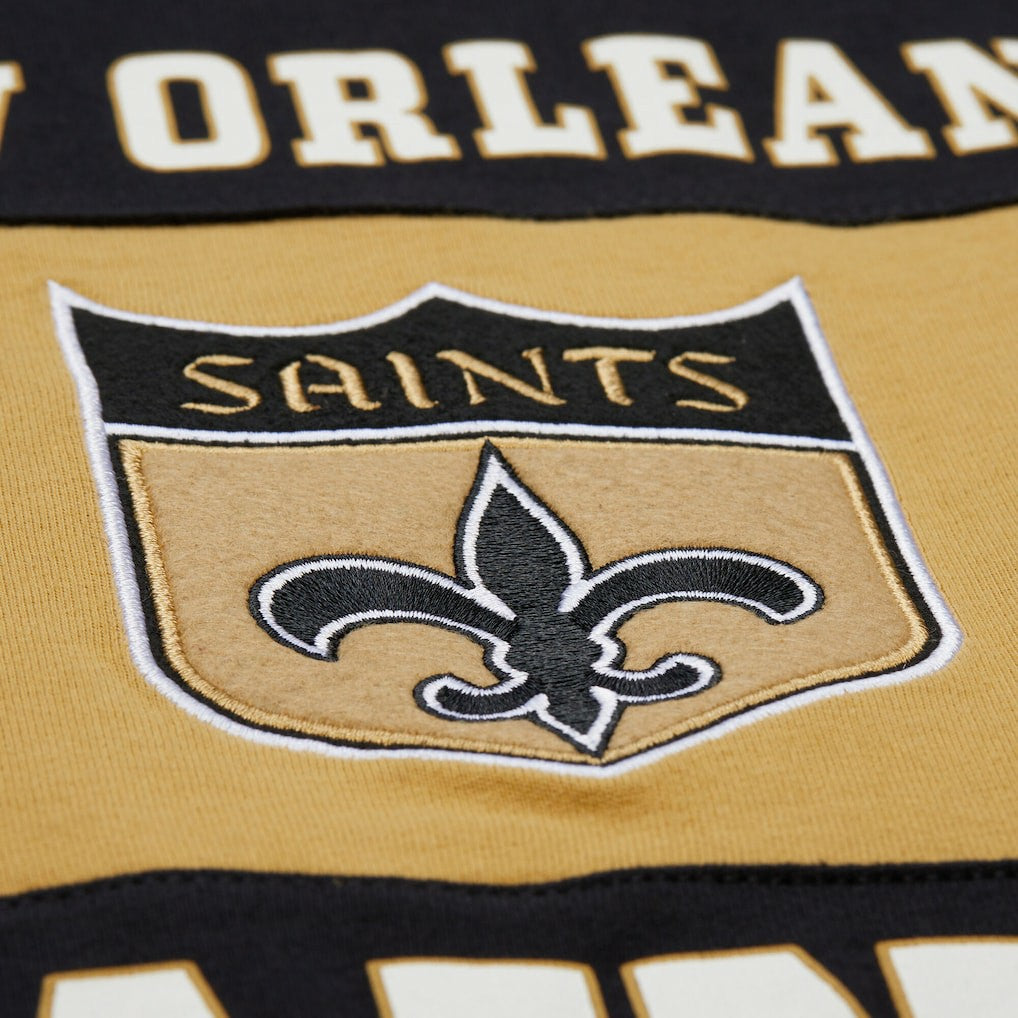 Mitchell & Ness New Orleans Saints Retro Colorblock Tank Top Black