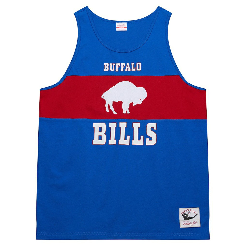 Mitchell & Ness Buffalo Bills Retro Colorblock Tank Top Royal