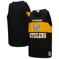 Mitchell & Ness Pittsburgh Steelers Retro Colorblock Tank Top Black