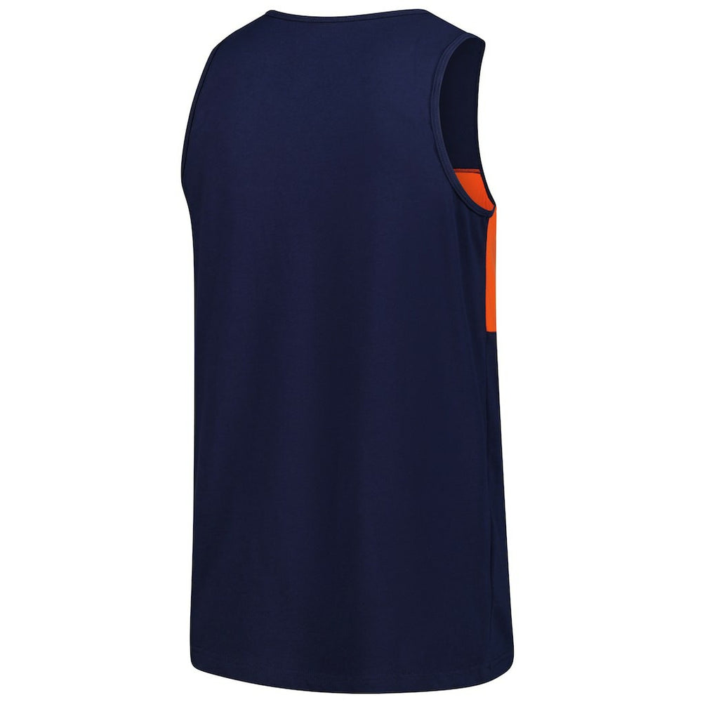 Mitchell & Ness Chicago Bears Retro Colorblock Tank Top Navy