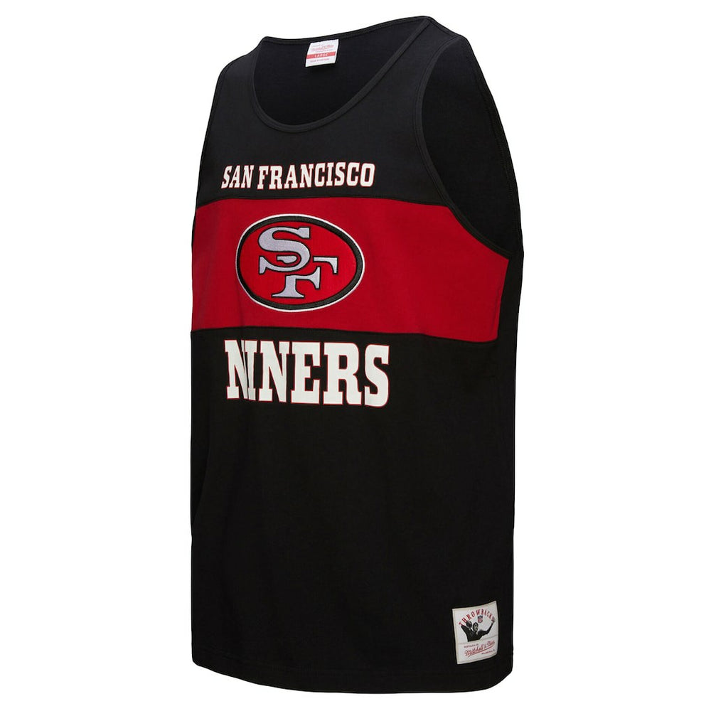 Mitchell & Ness San Francisco 49ers Retro Colorblock Tank Top Black