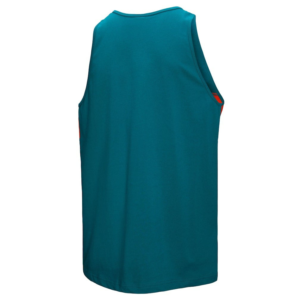 Mitchell & Ness Miami Dolphins Retro Colorblock Tank Top Aqua