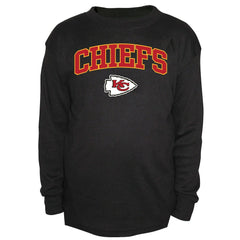 Fanatics Kansas City Chiefs Big & Tall Thermal Long Sleeve Crew Neck T-Shirt Black