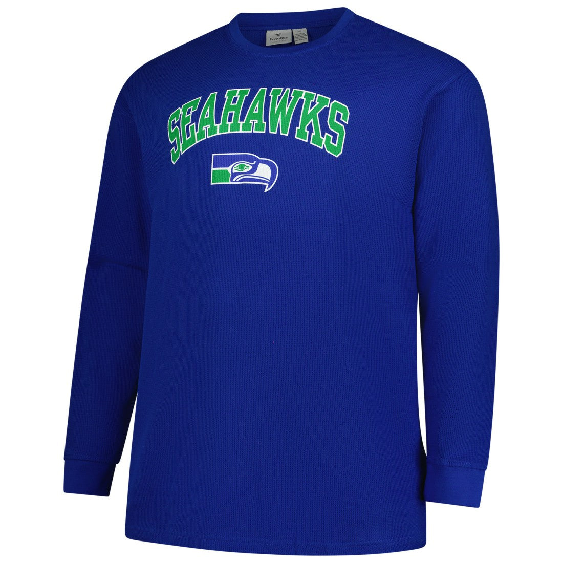 Fanatics Seattle Seahawks Big & Tall Throwback Thermal Long Sleeve T-Shirt Royal