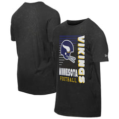 Minnesota Vikings New Era Retro Logo Enzyme Washed Oversized T-Shirt Black