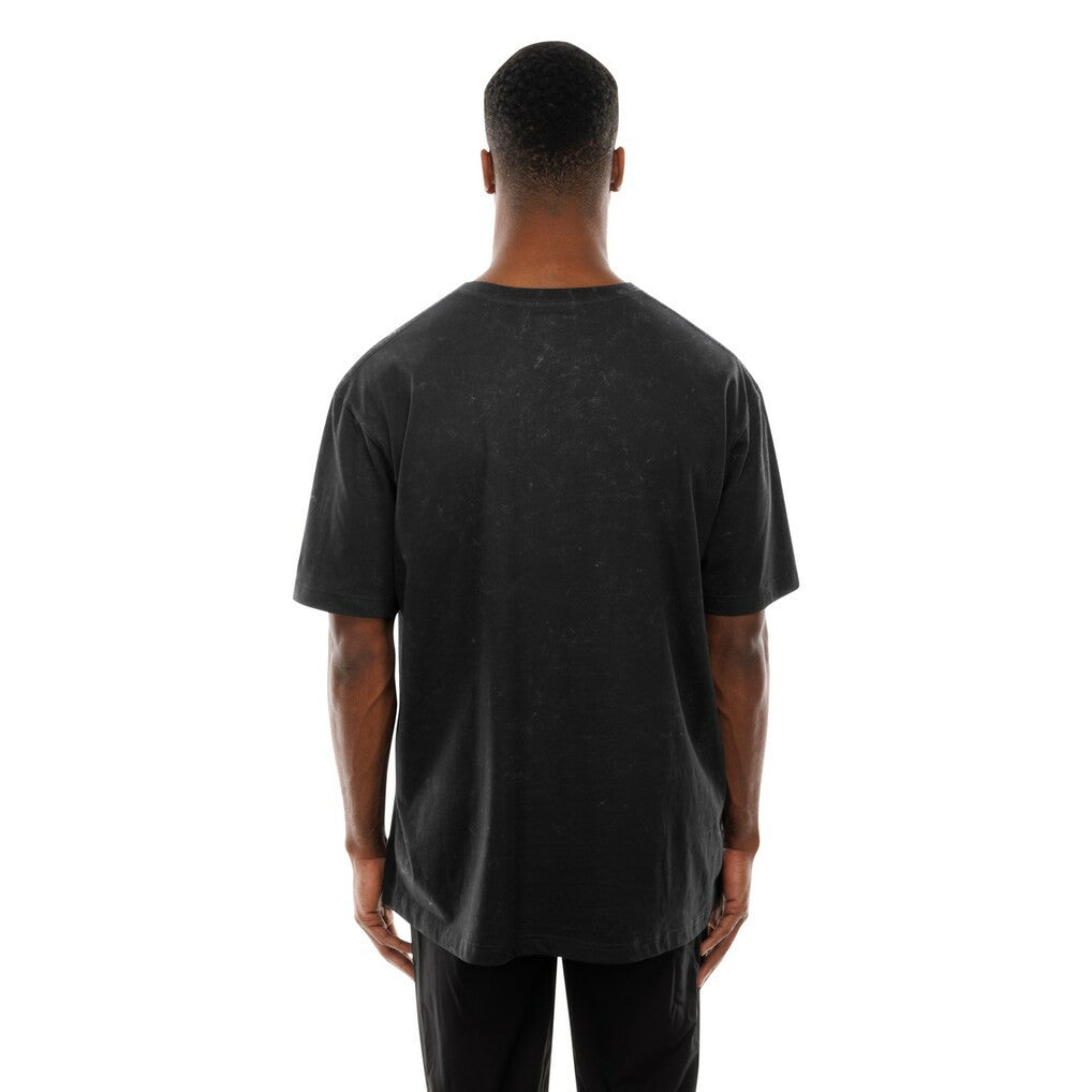 Minnesota Vikings New Era Retro Logo Enzyme Washed Oversized T-Shirt Black
