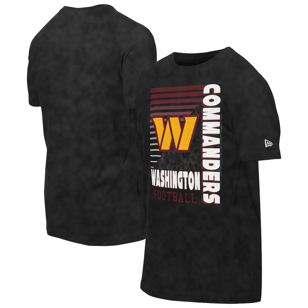 Washington Commanders New Era Enzyme Washed Oversized T-Shirt Black