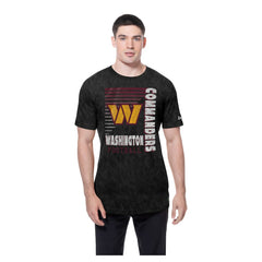 Washington Commanders New Era Enzyme Washed Oversized T-Shirt Black