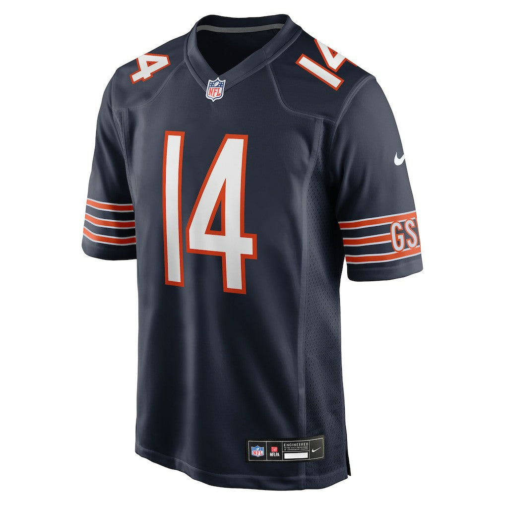 Nike Olamide Zaccheaus Chicago Bears Team Game Jersey Navy