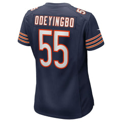 Nike Dayo Odeyingbo Chicago Bears Women's Team Game Jersey Navy