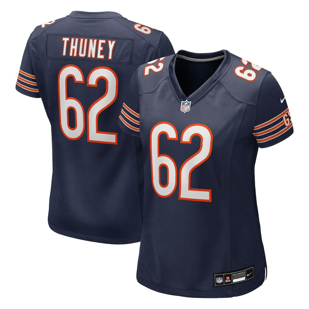 Nike Joe Thuney Chicago Bears Women's Team Game Jersey Navy