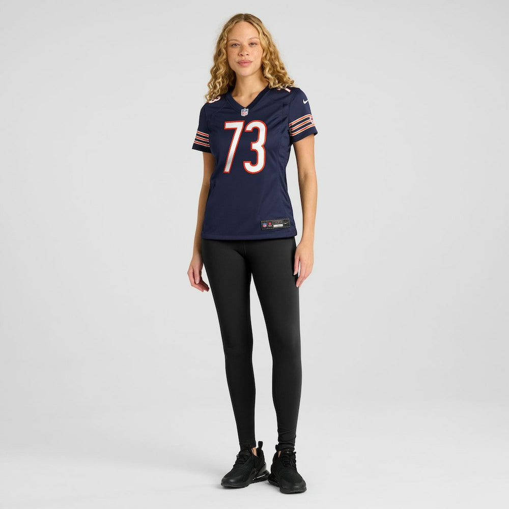 Nike Jonah Jackson Chicago Bears Women's Team Game Jersey Navy
