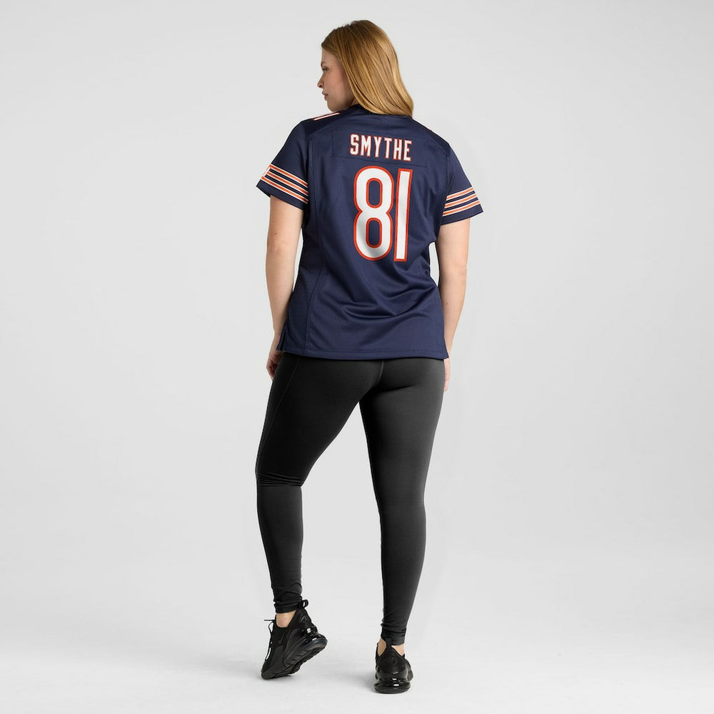 Nike Durham Smythe Chicago Bears Women's Team Game Jersey Navy
