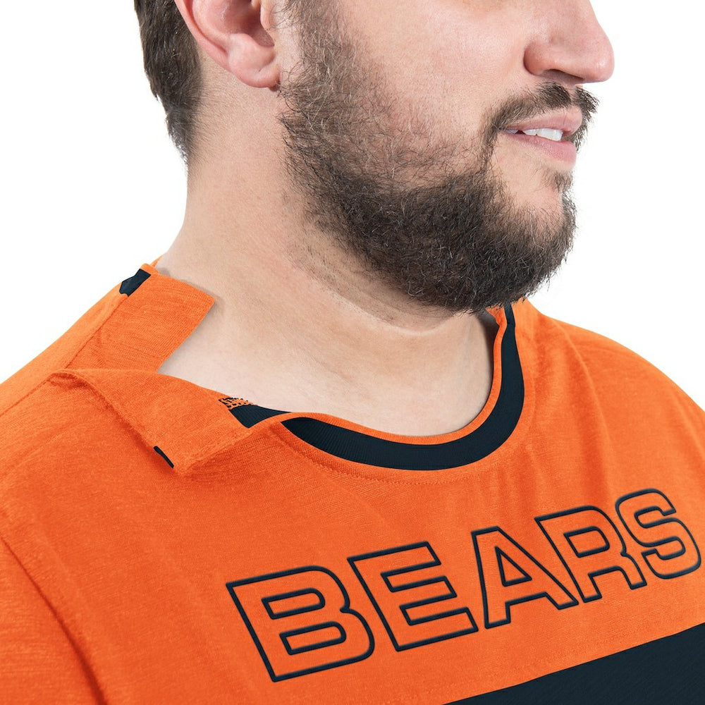 Chicago Bears G-III Sports by Carl Banks Adaptive Outlast Long Sleeve T-Shirt Navy/Orange