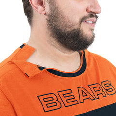 Chicago Bears G-III Sports by Carl Banks Adaptive Outlast Long Sleeve T-Shirt Navy/Orange