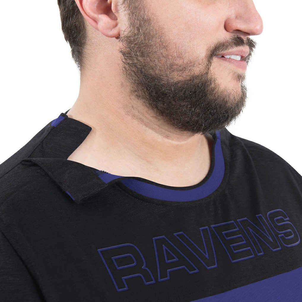 Baltimore Ravens G-III Sports by Carl Banks Adaptive Outlast Long Sleeve T-Shirt Purple/Black