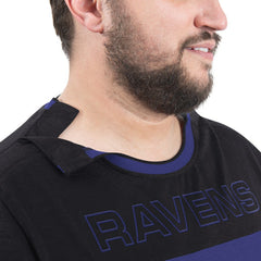 Baltimore Ravens G-III Sports by Carl Banks Adaptive Outlast Long Sleeve T-Shirt Purple/Black