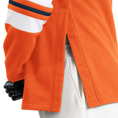 Denver Broncos G-III Sports by Carl Banks Adaptive Lord Stanley Crewneck Sweatshirt Orange
