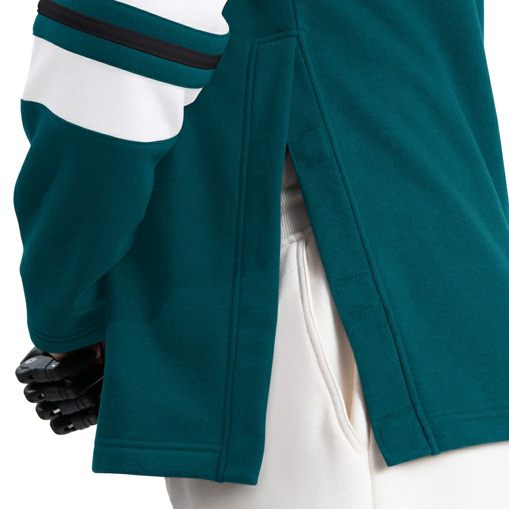 Philadelphia Eagles G-III Sports by Carl Banks Adaptive Lord Stanley Crewneck Sweatshirt Midnight Green