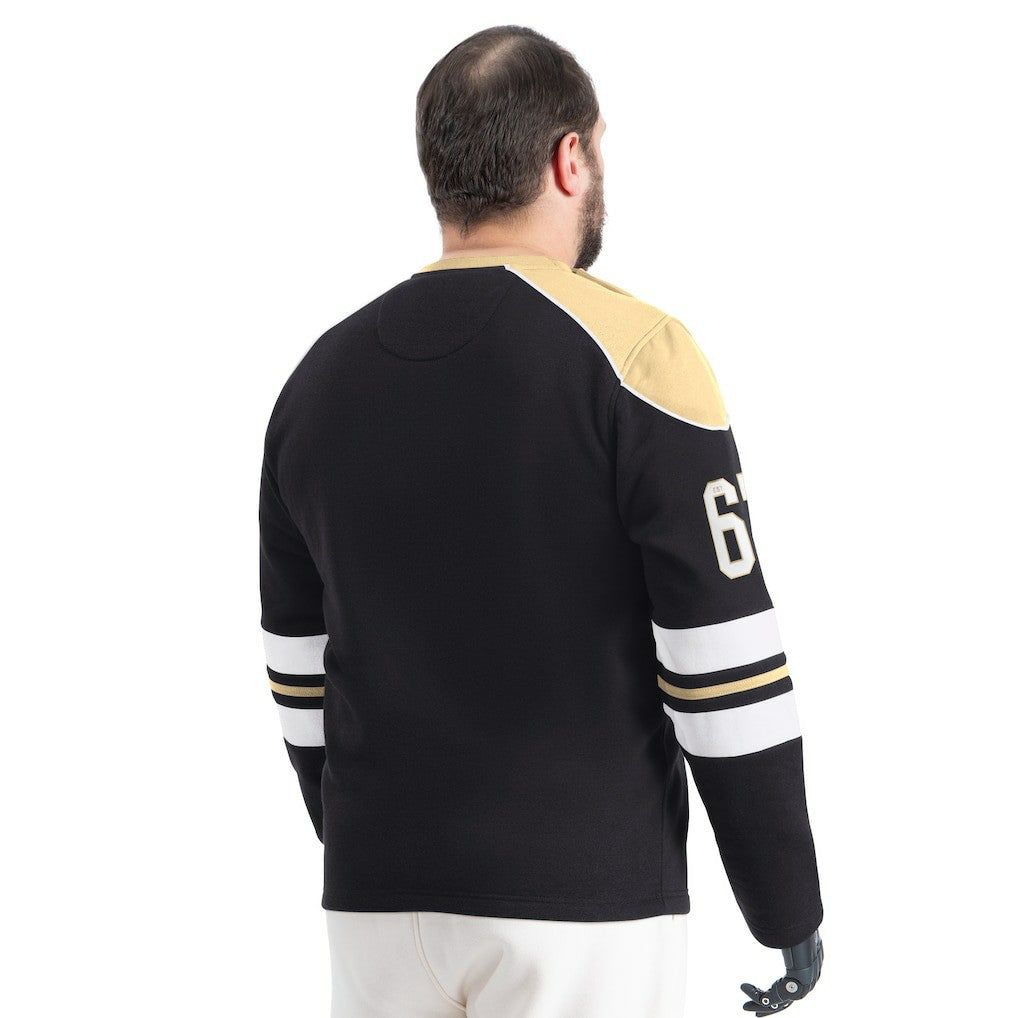 New Orleans Saints G-III Sports by Carl Banks Adaptive Lord Stanley Crewneck Sweatshirt Black
