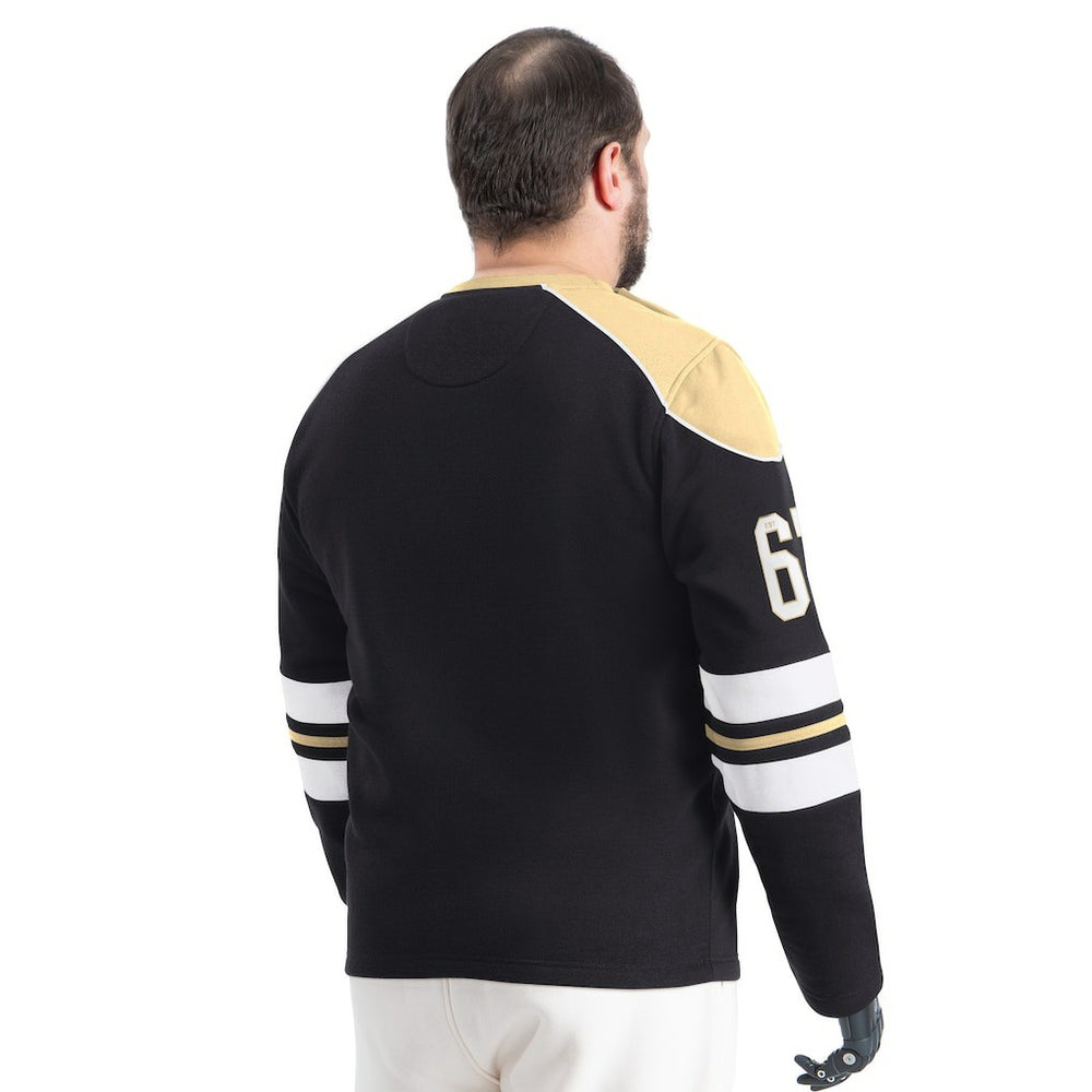 New Orleans Saints G-III Sports by Carl Banks Adaptive Lord Stanley Crewneck Sweatshirt Black
