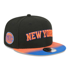 New York Knicks Jersey Hook Statement Edition 9FIFTY Snapback Hat Black/Blue | New Era discount