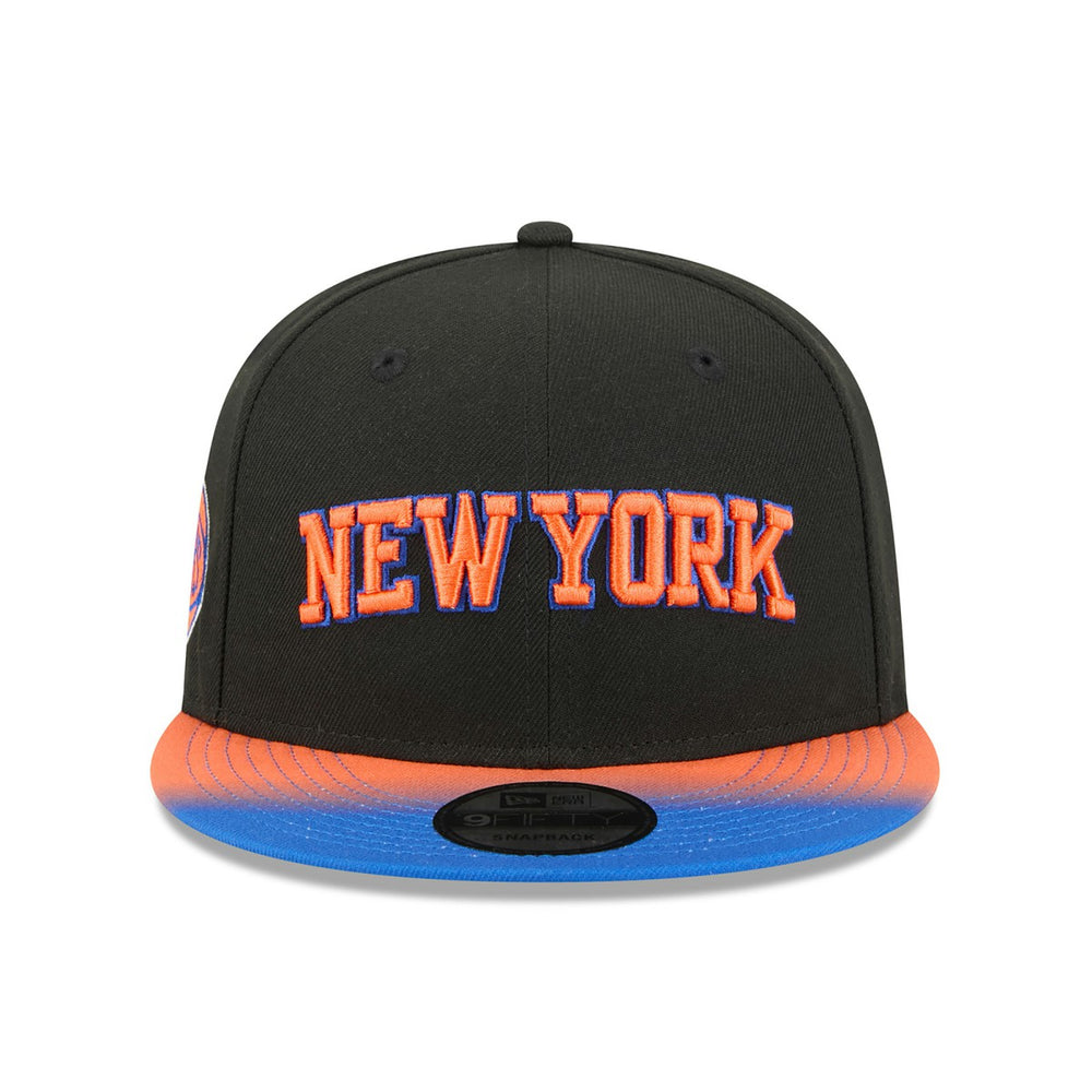 New York Knicks Jersey Hook Statement Edition 9FIFTY Snapback Hat Black/Blue | New Era discount