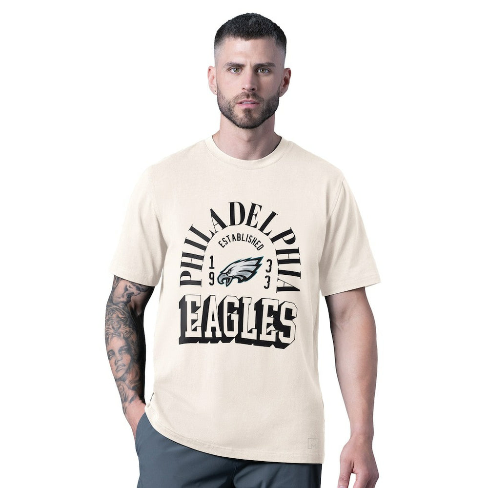 Philadelphia Eagles MSX by Michael Strahan Whiteout Vintage T-Shirt White