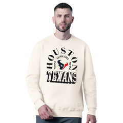 Houston Texans MSX by Michael Strahan Whiteout Tri-Blend Sweatshirt White
