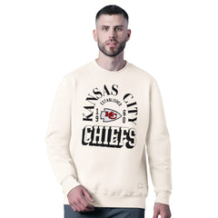 Kansas City Chiefs MSX by Michael Strahan Whiteout Tri-Blend Sweatshirt White