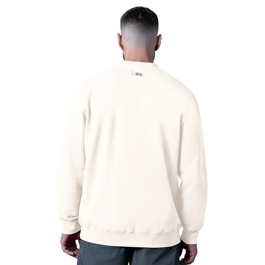 Kansas City Chiefs MSX by Michael Strahan Whiteout Tri-Blend Sweatshirt White