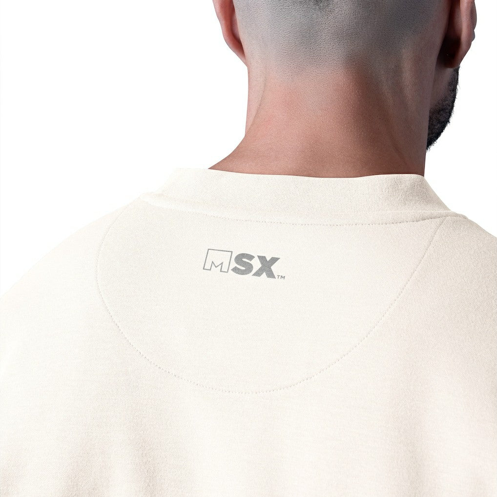 San Francisco 49ers MSX by Michael Strahan Whiteout Tri-Blend Sweatshirt White