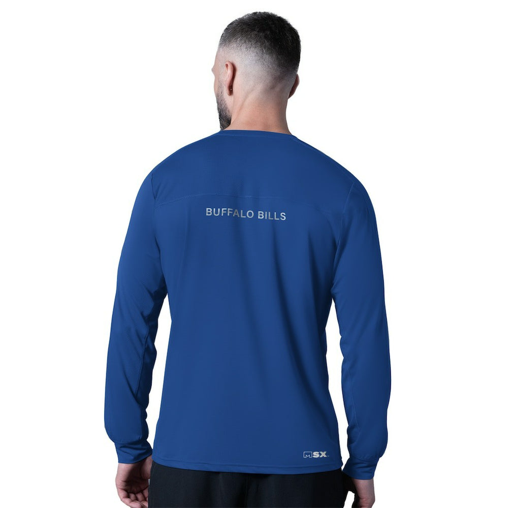 Buffalo Bills MSX by Michael Strahan Forward Long-Sleeve T-Shirt Royal