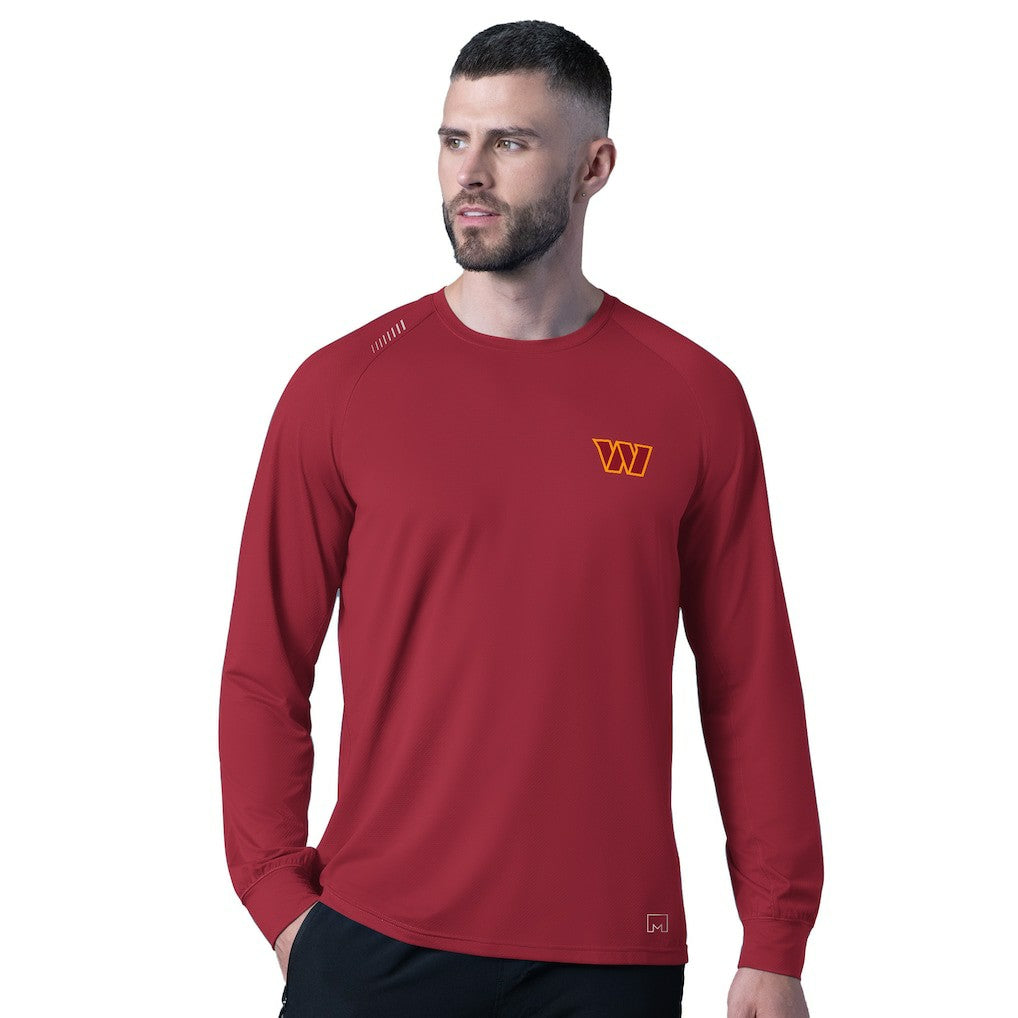 Washington Commanders MSX by Michael Strahan Forward Long-Sleeve T-Shirt Burgundy