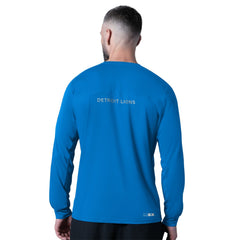 Detroit Lions MSX by Michael Strahan Forward Long-Sleeve T-Shirt Royal