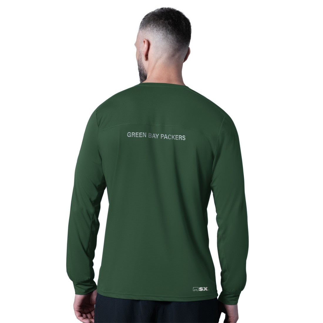 Green Bay Packers MSX by Michael Strahan Forward Long-Sleeve T-Shirt Green