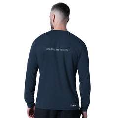 New England Patriots MSX by Michael Strahan Forward Long-Sleeve T-Shirt Navy