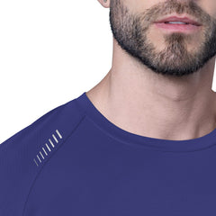 Baltimore Ravens MSX by Michael Strahan Forward Long-Sleeve T-Shirt Purple