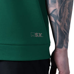 New York Jets MSX by Michael Strahan Tri-Blend Rebound Sleeveless Hoodie Green