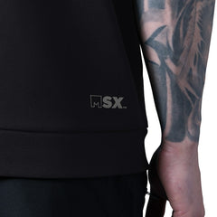 Jacksonville Jaguars MSX by Michael Strahan Tri-Blend Rebound Sleeveless Hoodie Black