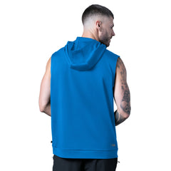 Detroit Lions MSX by Michael Strahan Tri-Blend Rebound Sleeveless Hoodie Blue