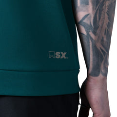 Philadelphia Eagles MSX by Michael Strahan Tri-Blend Rebound Sleeveless Hoodie Green