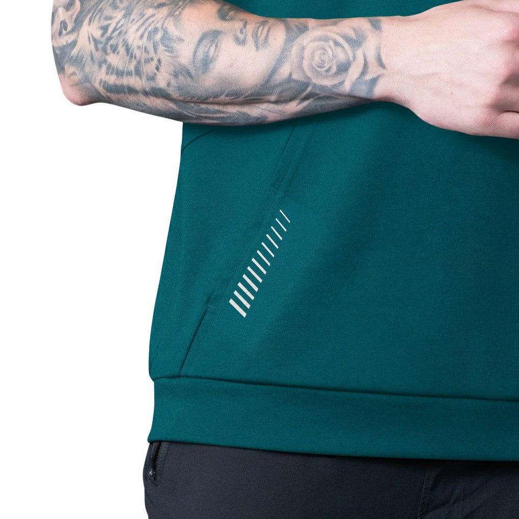 Philadelphia Eagles MSX by Michael Strahan Tri-Blend Rebound Sleeveless Hoodie Green