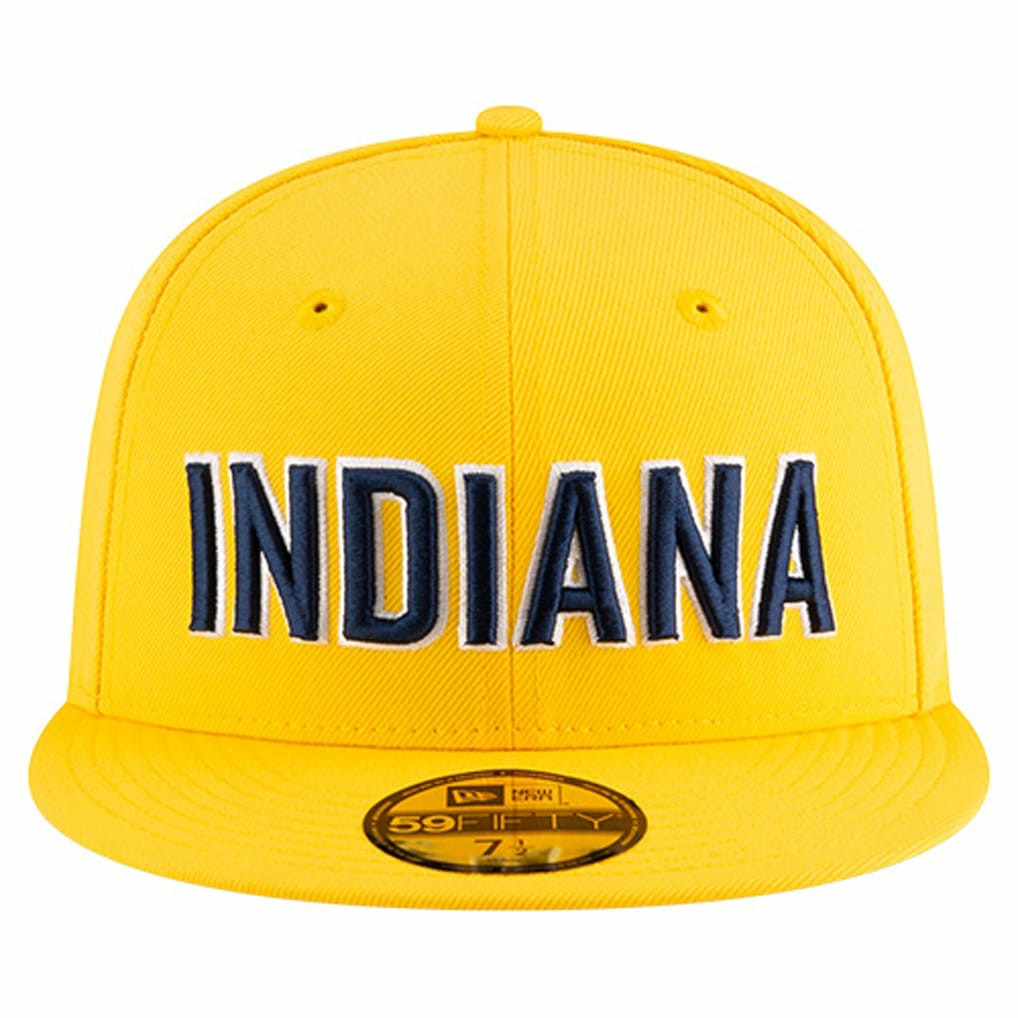 Indiana Pacers Statement Edition Jersey Hook 59Fifty Fitted Hat Gold | New Era