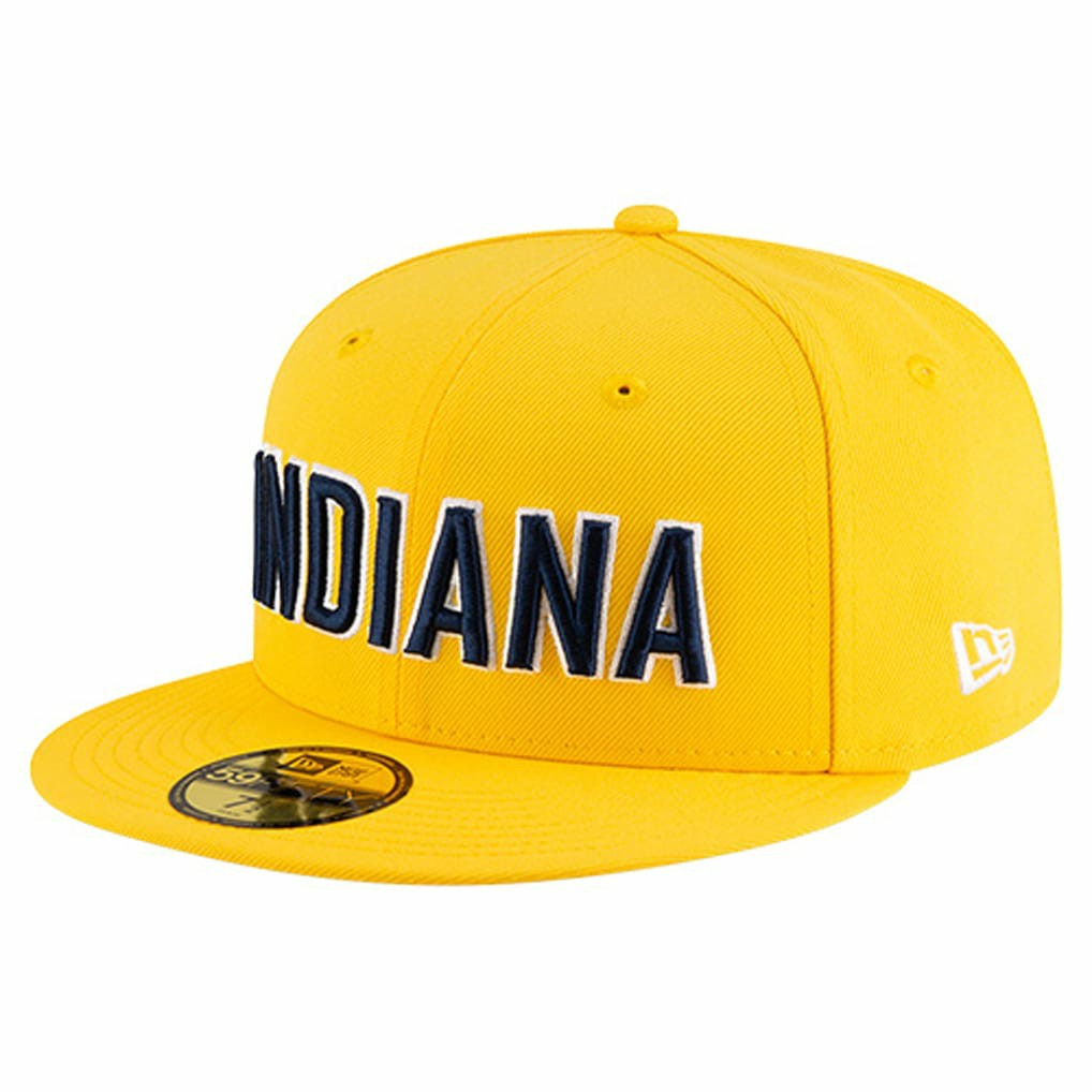 Indiana Pacers Statement Edition Jersey Hook 59Fifty Fitted Hat Gold | New Era