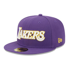 Los Angeles Lakers Jersey Hook Statement Edition 59FIFTY Fitted Hat Purple | New Era online
